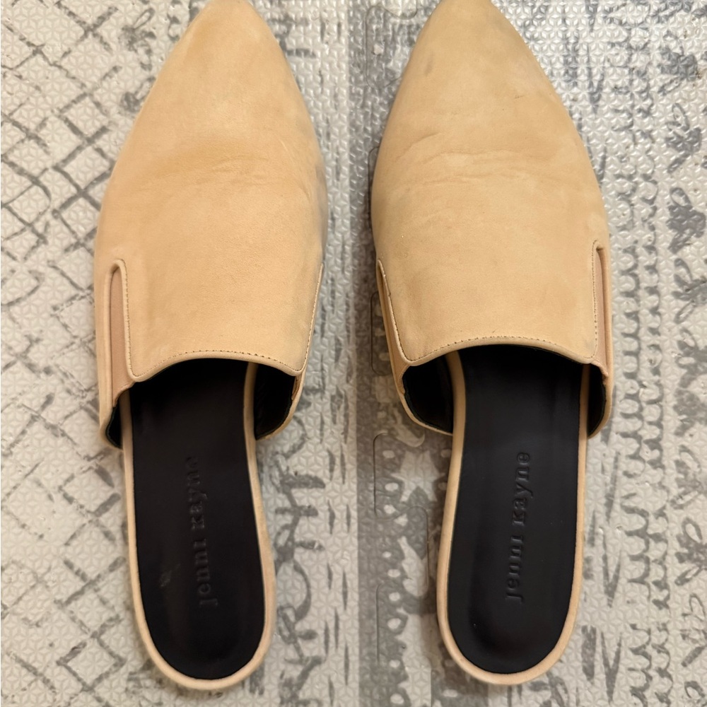 Jenni Kayne Tan Slip-On Mules